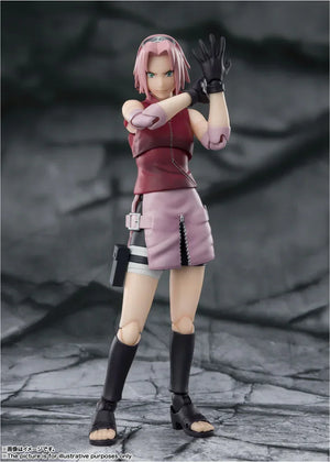 Tamashii Nations Naruto Sakura Haruno (Inheritor of Tsunade's Indominable Will) S.H.Figuarts Action Figure - A-Z Toy Hobby