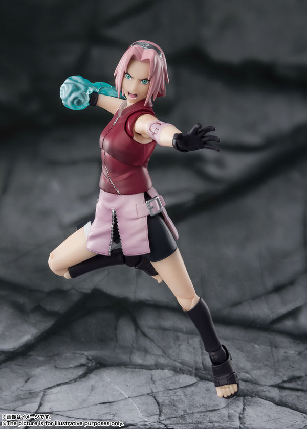 Tamashii Nations Naruto Sakura Haruno (Inheritor of Tsunade's Indominable Will) S.H.Figuarts Action Figure