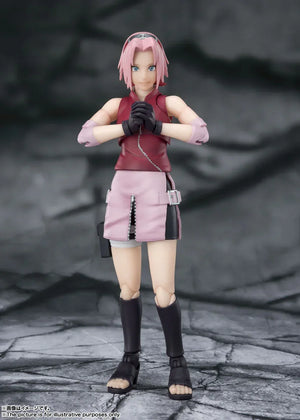 Tamashii Nations Naruto Sakura Haruno (Inheritor of Tsunade's Indominable Will) S.H.Figuarts Action Figure - A-Z Toy Hobby