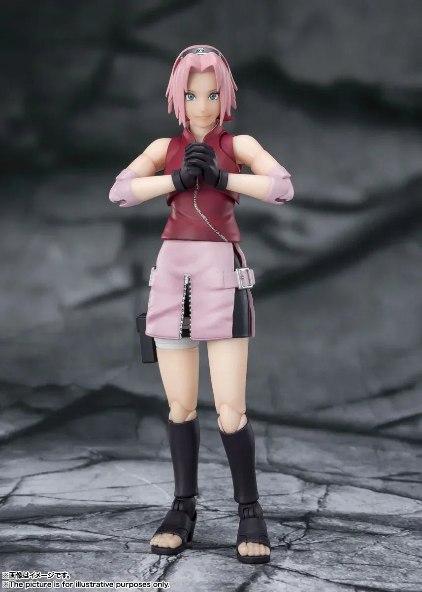 Tamashii Nations Naruto Sakura Haruno (Inheritor of Tsunade's Indominable Will) S.H.Figuarts Action Figure - A-Z Toy Hobby