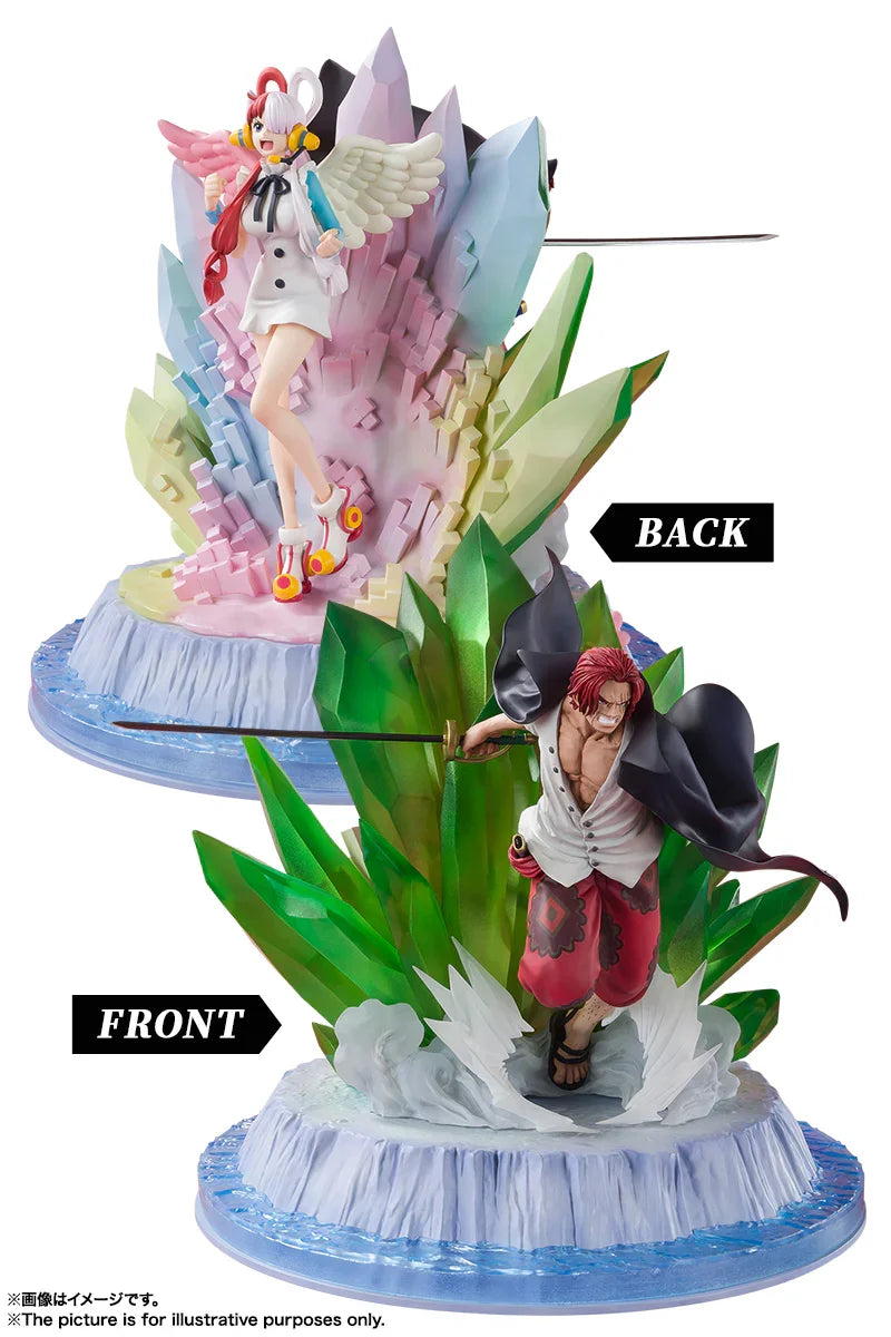 Tamashii Nations Shanks and Uta One Piece Film Red Ver. [Extra Battle] Figuarts ZERO Figure - A-Z Toy Hobby
