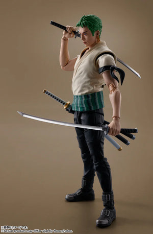 Tamashii Nations Roronoa Zoro "A Netflix Series: One Piece" S.H.Figuarts Action Figure - A-Z Toy Hobby