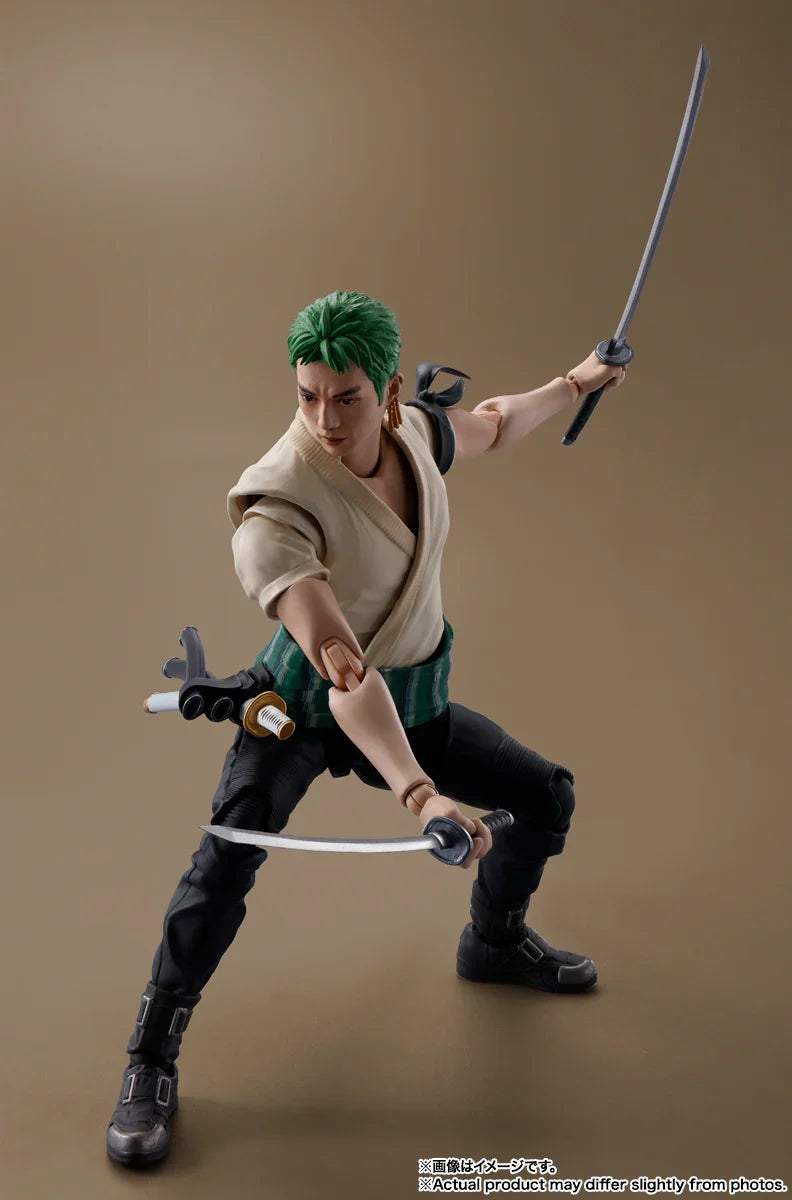 Tamashii Nations Roronoa Zoro "A Netflix Series: One Piece" S.H.Figuarts Action Figure - A-Z Toy Hobby
