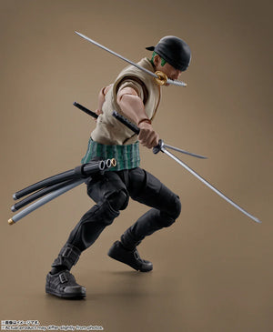 Tamashii Nations Roronoa Zoro "A Netflix Series: One Piece" S.H.Figuarts Action Figure - A-Z Toy Hobby