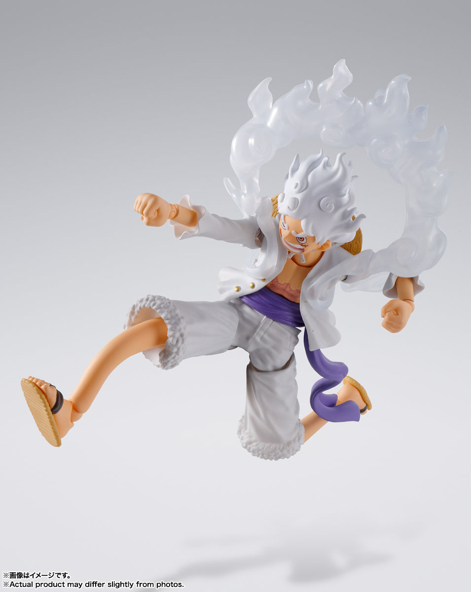Tamashii Nations Monkey D Luffy -GEAR5- One Piece S.H.Figuarts Action Figure