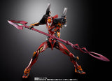 Tamashii Nations Evangelion Production Model-02 With The Spear of Cassius (30th Anniversary) Metal Build Action Figure