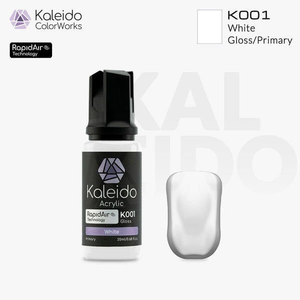 Gaahleri K001 Primary Colors White Acrylic Paint 20ml