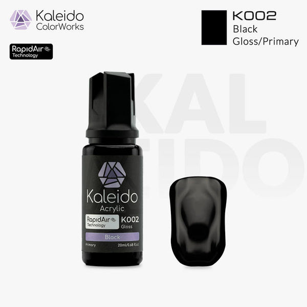 Gaahleri K002 Primary Colors Black Acrylic Paint 20ml