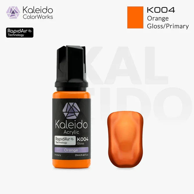 Kaleido K004 Primary Colors Orange Acrylic Paint 20ml - A-Z Toy Hobby