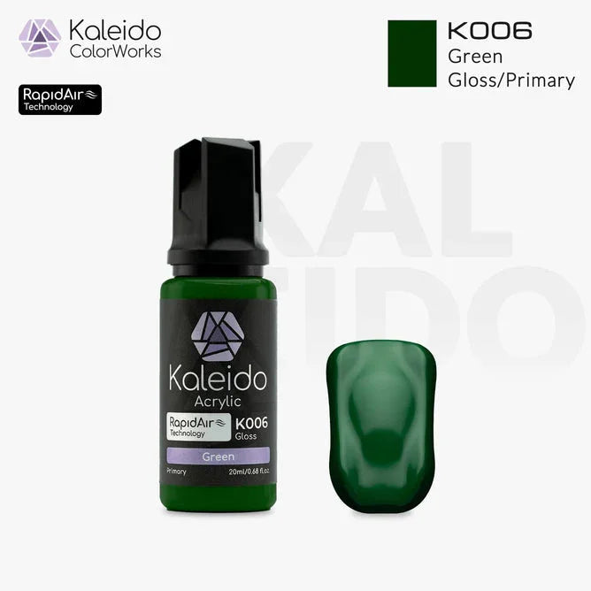 Kaleido K006 Primary Colors Green Acrylic Paint 20ml - A-Z Toy Hobby