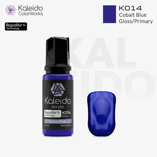 Kaleido K014 Primary Colors Cobalt Blue Acrylic Paint 20ml - A-Z Toy Hobby