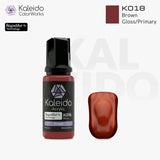 Kaleido K018 Primary Colors Brown Acrylic Paint 20ml - A-Z Toy Hobby