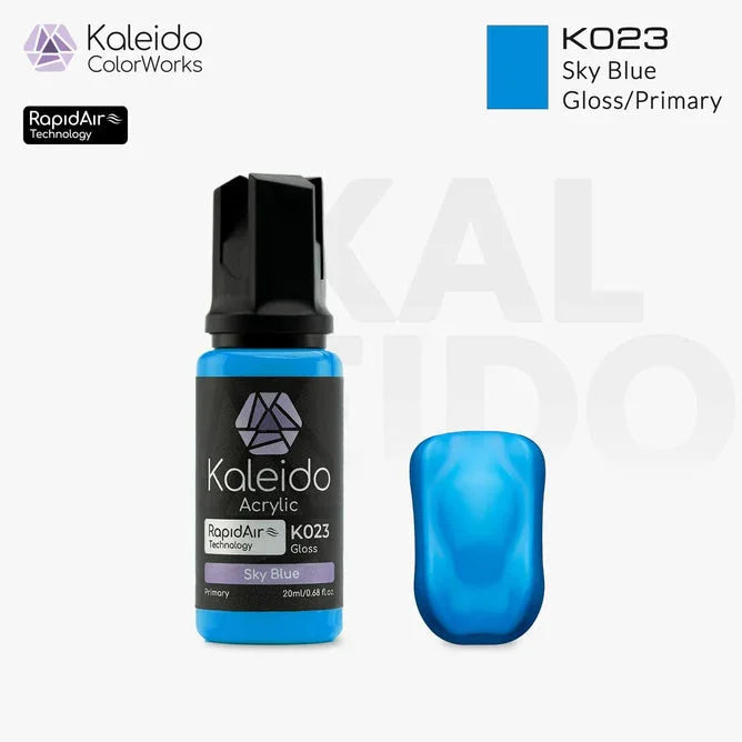 Kaleido K023 Primary Colors Sky Blue Acrylic Paint 20ml - A-Z Toy Hobby