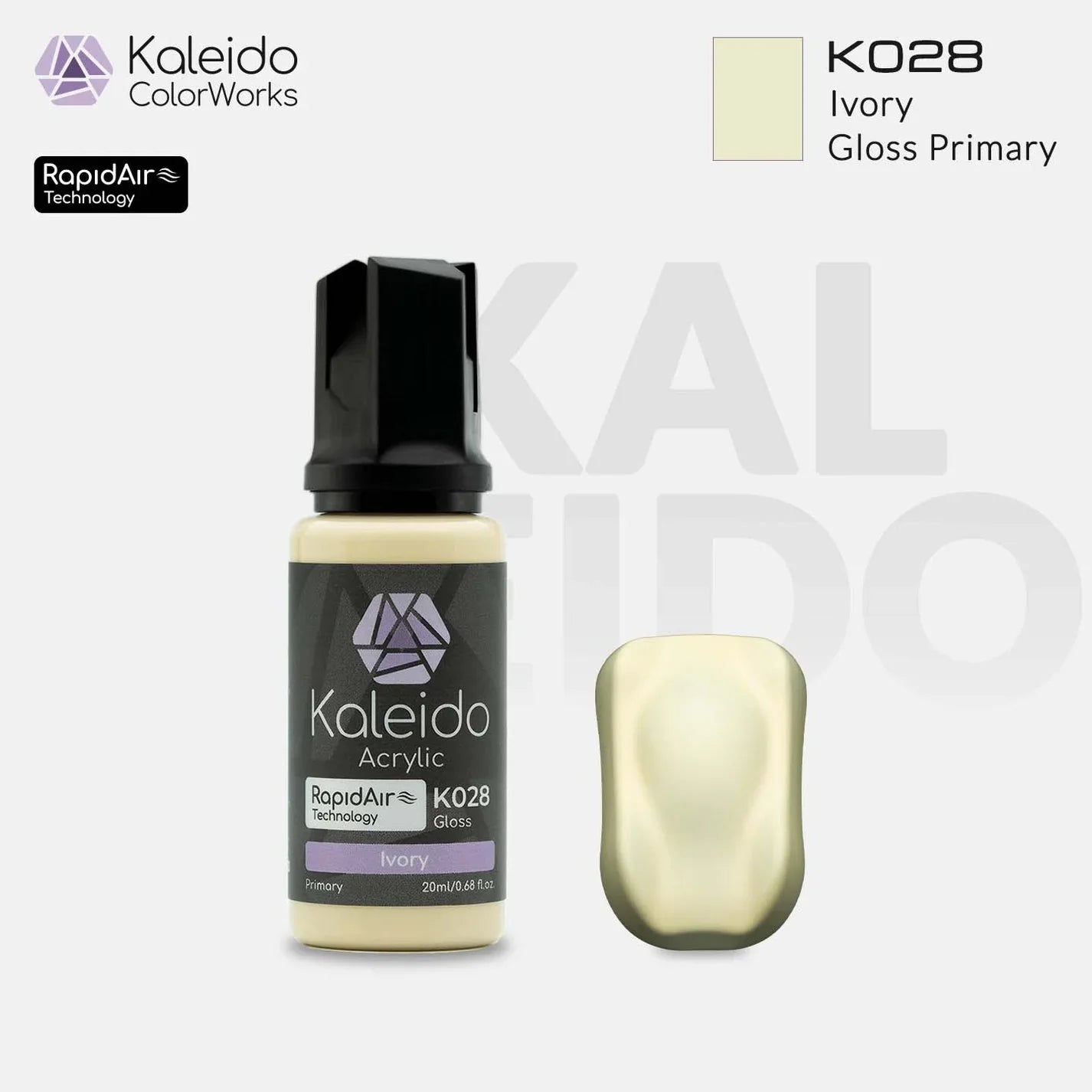 Kaleido K028 Ivory Primary Colors Acrylic Paint 20ml