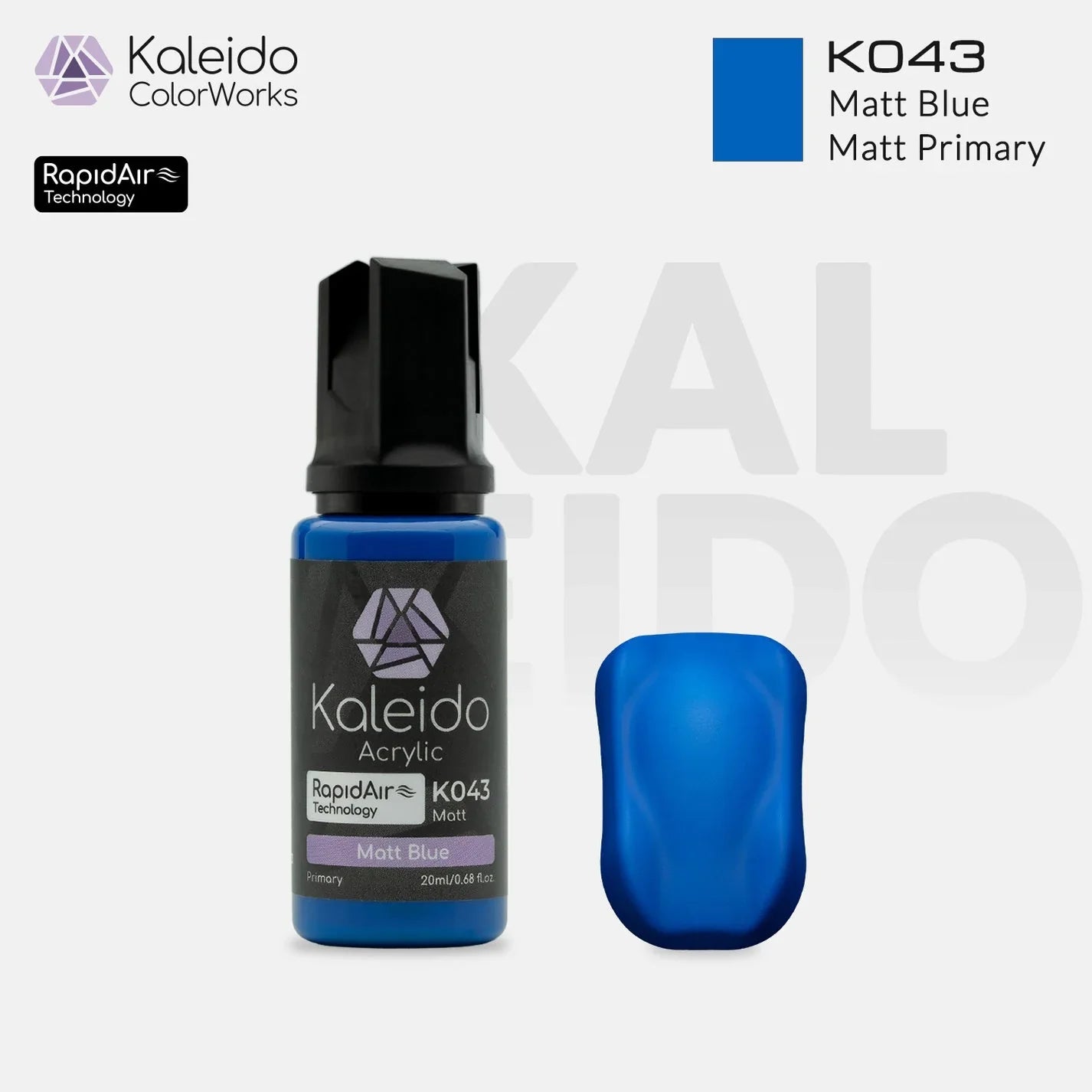 Kaleido K043 Matt Blue Primary Colors Acrylic Paint 20ml