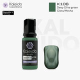 Kaleido K106 Mecha Colors Deep Olive Green Acrylic Paint 20ml - A-Z Toy Hobby