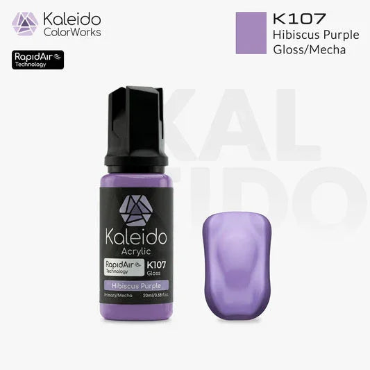 Kaleido K107 Mecha Colors Hibiscus Purple Acrylic Paint 20ml - A-Z Toy Hobby