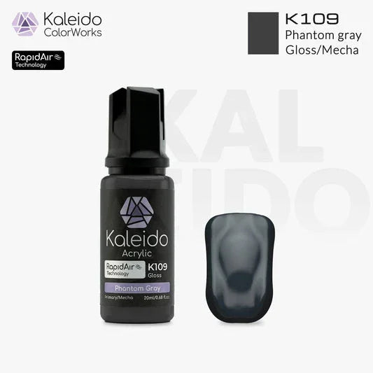 Kaleido K109 Mecha Colors Phantom Gray Acrylic Paint 20ml - A-Z Toy Hobby