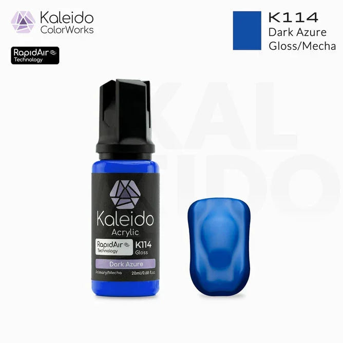 Kaleido K114 Mecha Colors Dark Azure Acrylic Paint 20ml - A-Z Toy Hobby