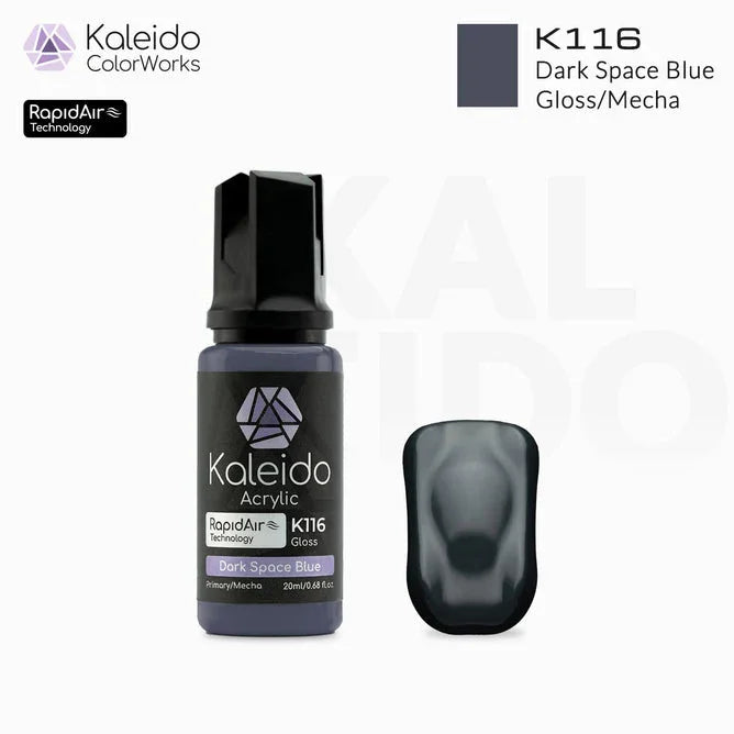 Kaleido K116 Mecha Colors Dark Space Blue Acrylic Paint 20ml - A-Z Toy Hobby