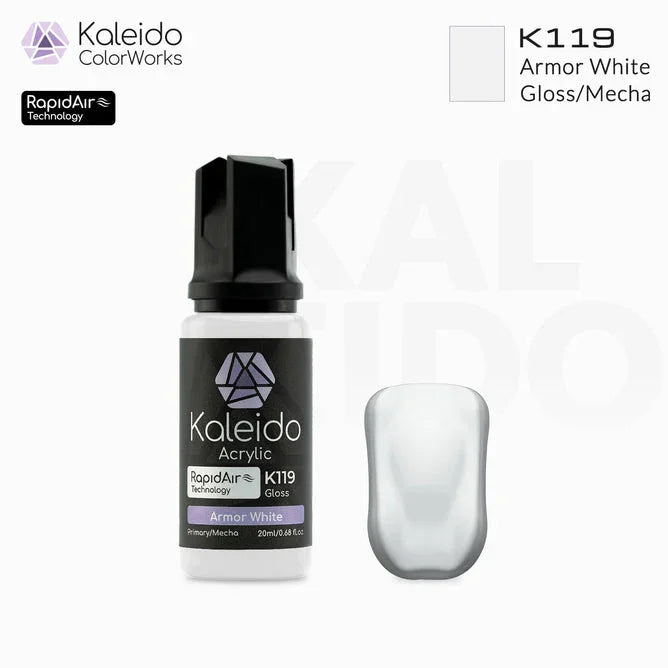 Kaleido K119 Mecha Colors Armor White Acrylic Paint 20ml - A-Z Toy Hobby