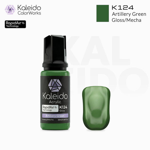 Gaahleri K124 Mecha Colors Artillery Green Acrylic Paint 20ml