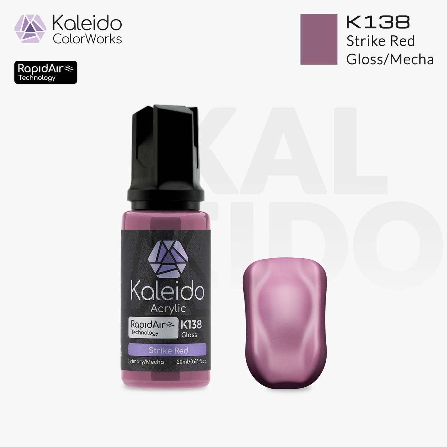 Kaleido K138 Mecha Colors Strike Red Acrylic Paint 20ml