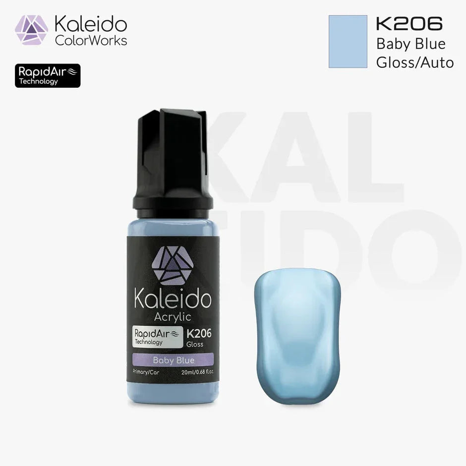 Kaleido K206 Auto Colors Baby Blue Acrylic Paint 20ml - A-Z Toy Hobby