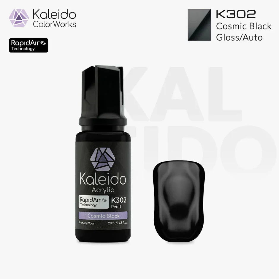 Kaleido K302 Auto Colors Cosmic Black Acrylic Paint 20ml - A-Z Toy Hobby
