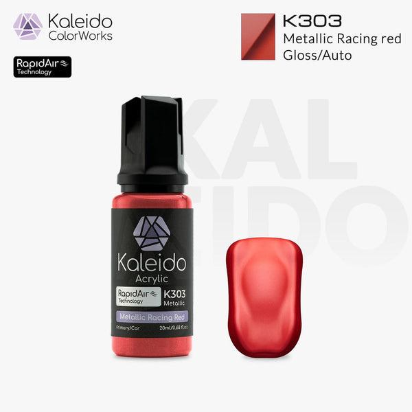 Gaahleri K303 Auto Colors Metallic Racing Red Acrylic Paint 20ml