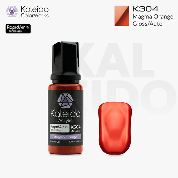 Gaahleri K304 Auto Colors Magma Orange Acrylic Paint 20ml