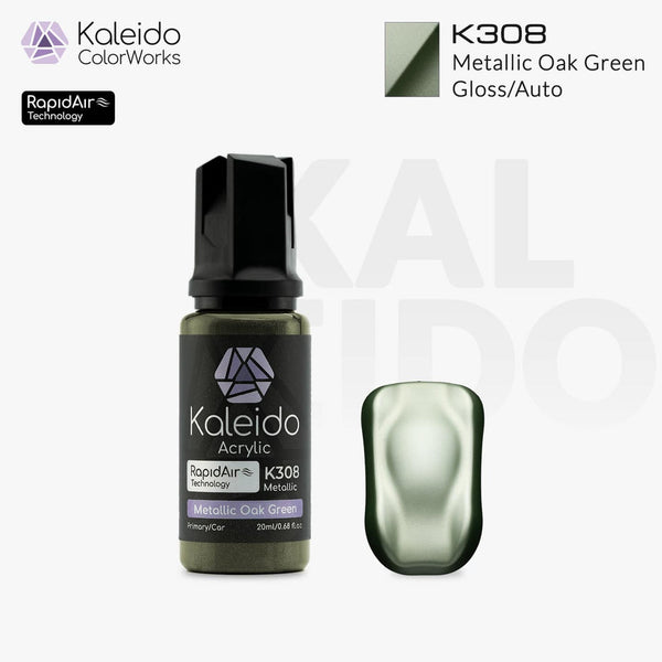 Gaahleri K308 Auto Colors Metallic Oak Green Acrylic Paint 20ml