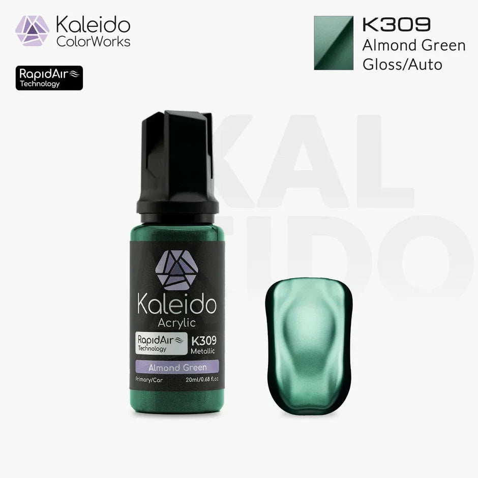 Kaleido K309 Auto Colors Almond Green Acrylic Paint 20ml - A-Z Toy Hobby