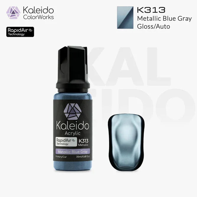 Kaleido K313 Auto Colors Metallic Blue Gray Acrylic Paint 20ml - A-Z Toy Hobby