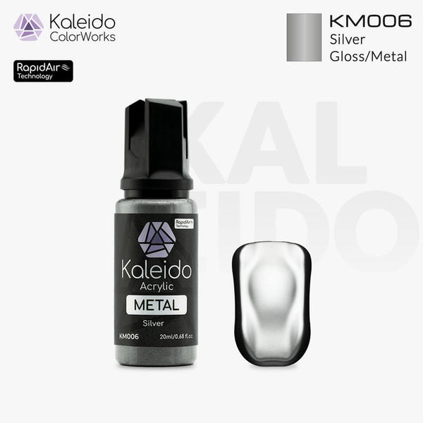 Gaahleri KM006 Metal Colors Silver Acrylic Paint 20ml