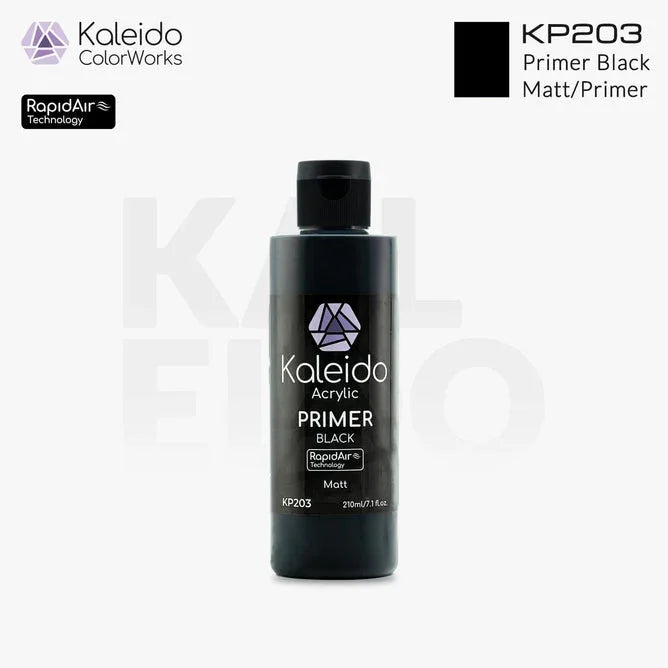 Kaleido Primer Black Acrylic Paint - A-Z Toy Hobby