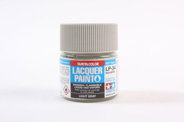 Tamiya 82134 LP-34 Light Gray Lacquer Paint 10ml TAM82134 - A-Z Toy Hobby