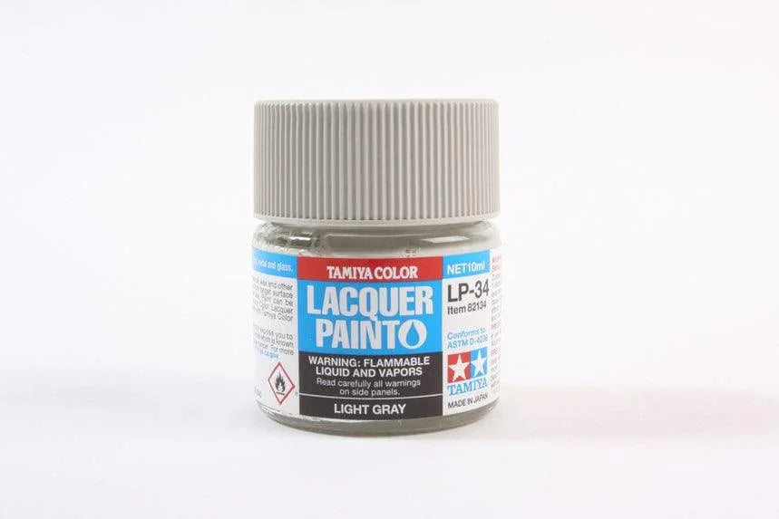 Tamiya 82134 LP-34 Light Gray Lacquer Paint 10ml TAM82134 - A-Z Toy Hobby