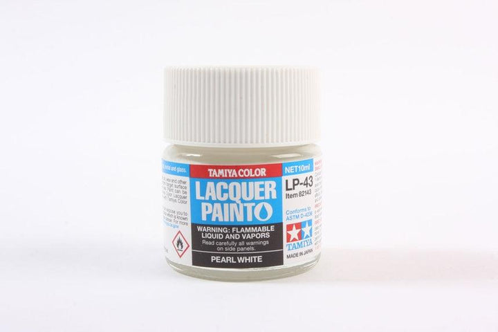 Tamiya 82143 LP-43 Pearl White Lacquer Paint 10ml TAM82143 - A-Z Toy Hobby