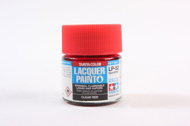 Tamiya 82152 LP-52 Clear Red Lacquer Paint 10ml TAM82152 - A-Z Toy Hobby