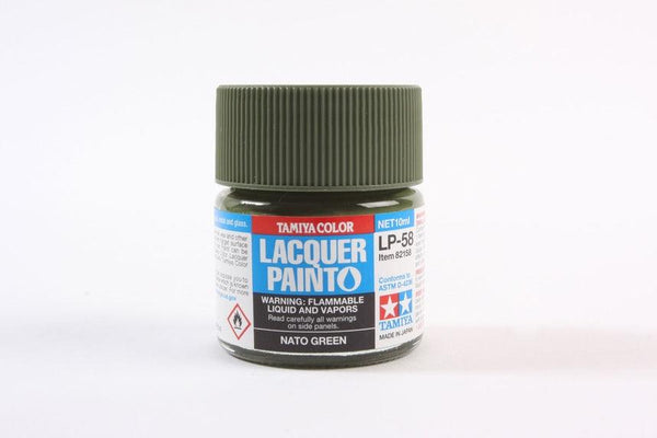 Tamiya 82158 LP-58 Nato Green Lacquer Paint 10ml TAM82158 - A-Z Toy Hobby