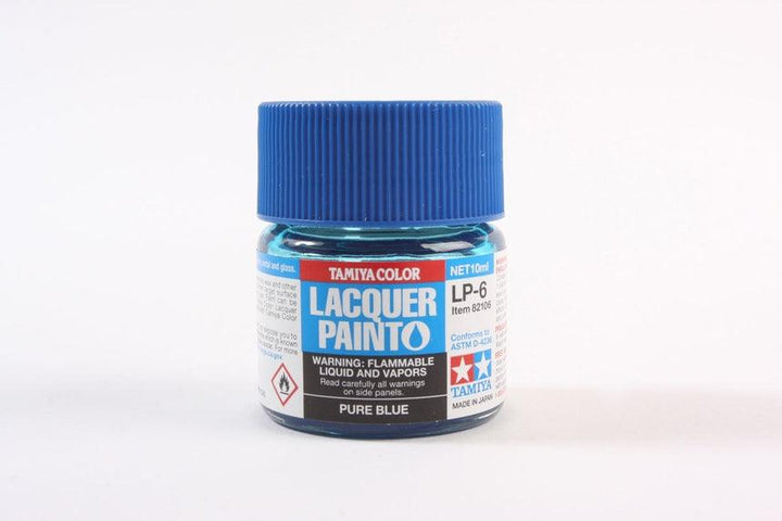 Tamiya 82106 LP-6 Pure Blue Lacquer Paint 10ml TAM82106 - A-Z Toy Hobby