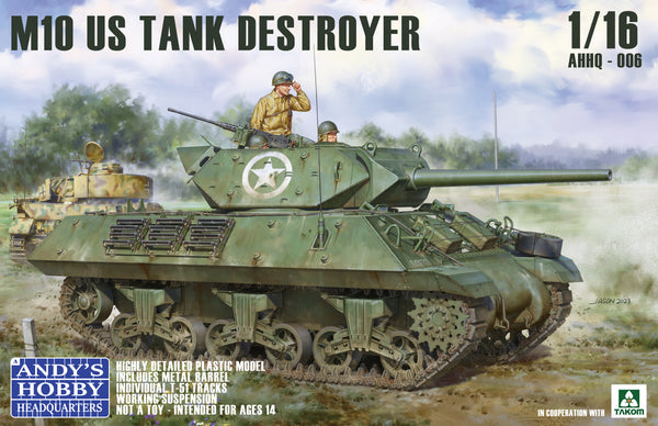 Andy's HHQ 006 M10 Tank Destroyer 1/16 Model Kit