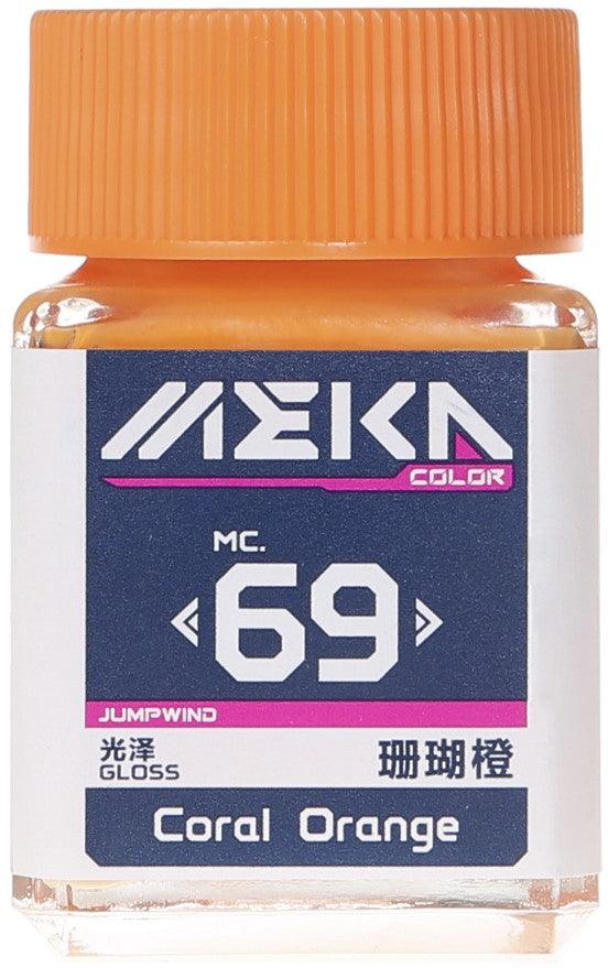 Jumpwind MC69 Meka Color Coral Orange Paint 18ml - A-Z Toy Hobby