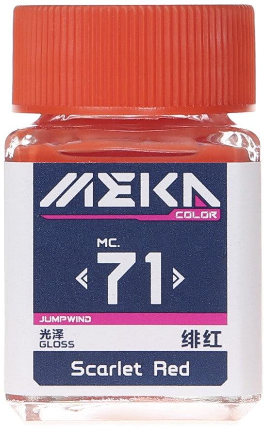 Jumpwind MC71 Meka Color Scarlet Red Paint 18ml - A-Z Toy Hobby