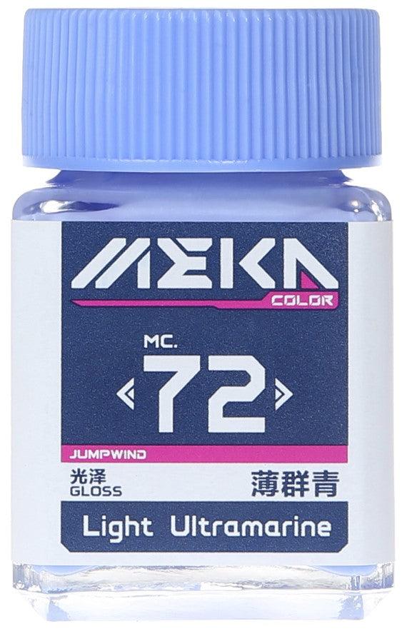 Jumpwind MC72 Meka Color Light Ultramarine Paint 18ml - A-Z Toy Hobby