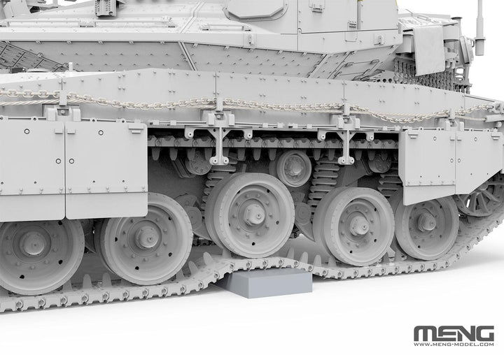 Meng Israel Merkava Mk.4M w/Roof-Mounted Slat Armor 1/35 Model Kit - A-Z Toy Hobby