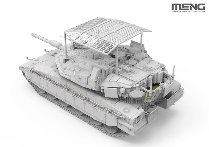 Meng Israel Merkava Mk.4M w/Roof-Mounted Slat Armor 1/35 Model Kit - A-Z Toy Hobby