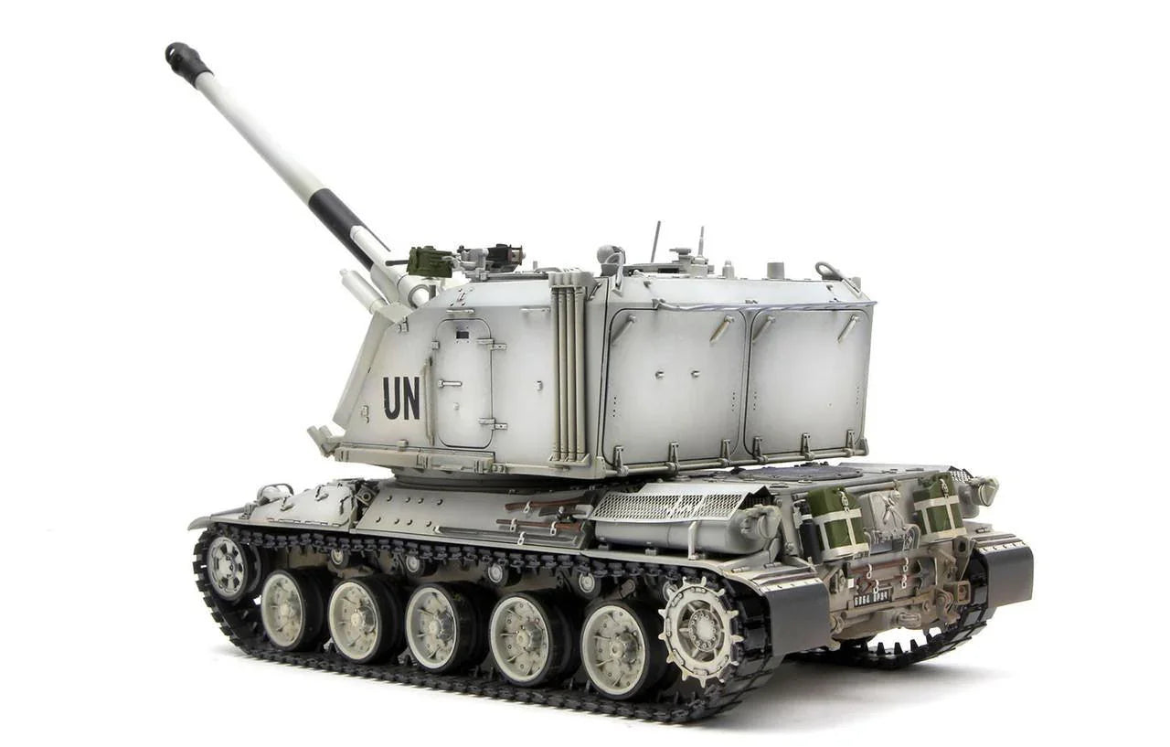 Meng AUF1 TA 155mm Self-Propelled Howitzer French Tank (UN & NATO Markings) 1/35 Model Kit - A-Z Toy Hobby