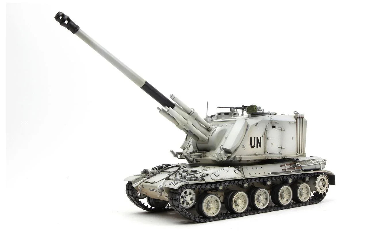 Meng AUF1 TA 155mm Self-Propelled Howitzer French Tank (UN & NATO Markings) 1/35 Model Kit - A-Z Toy Hobby